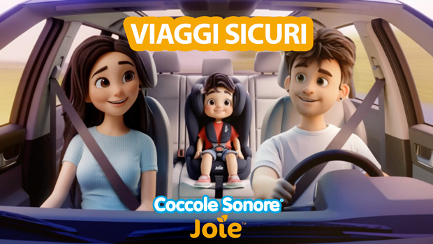 Joie collabora con Coccole Sonore per la sicurezza in auto