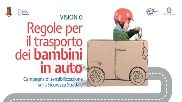 Bimbi in auto: vision zero, la nuova campagna del Governo 