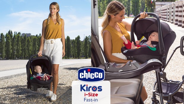 Chicco Kiros i-Size Fast-in: comfort e innovazione