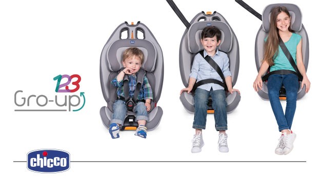 Chicco Gro-Up 123: il seggiolino che cresce con il bimbo