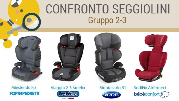 Seggiolini auto gruppo 2 altezza bimbo