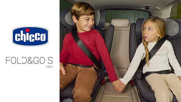 Chicco Fold&Go S: pieghevole, comodo e sicuro da 3 a 12 anni