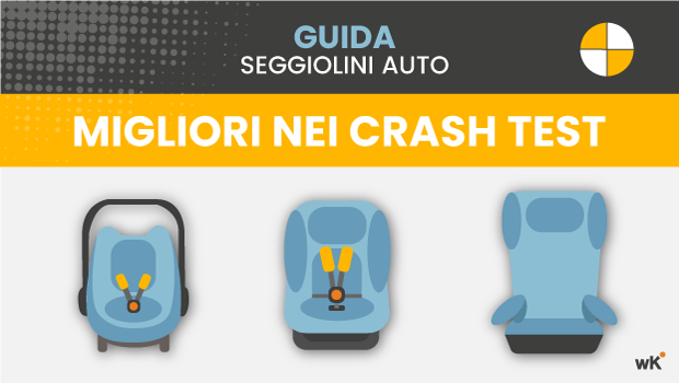 Copertina della guida: I migliori seggiolini auto testati nei crash test ADAC