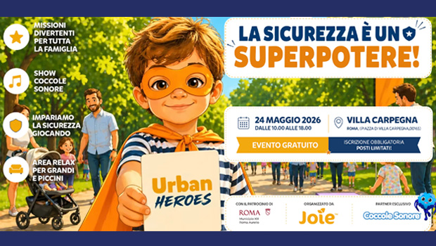 Urban Heroes: una giornata dedicata alla sicurezza con Joie