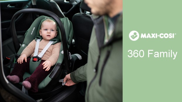 Maxi-Cosi 360 Family: i seggiolini auto con base girevole