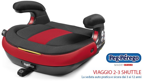 Viaggio 2-3 Shuttle di Peg Perego: il rialzo facile e sicuro