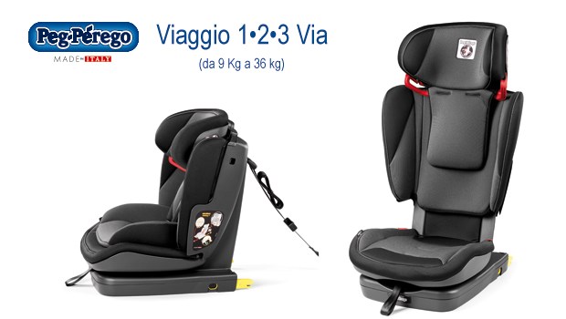 Peg Prego lancia Viaggio 1-2-3 Via, un nuovo seggiolino Isofix