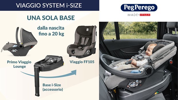 Peg Perego: Primo Viaggio Lounge, seggiolino auto reclinabile per