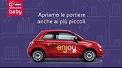 Car sharing con seggiolino auto per bimbi