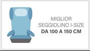 I migliori seggiolini i-Size 100 - 150 cm
