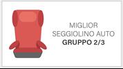 I migliori seggiolino auto del Gruppo 2-3