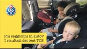 Tre seggiolini in auto: tutti i risultati del test TCS
