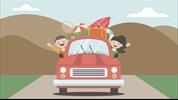 In partenza? I giochi in auto per bambini aiutano