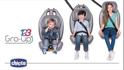 Chicco Gro-Up 123: il seggiolino che cresce con il bimbo