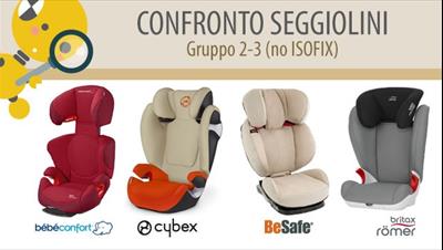 Miglior seggiolino auto Gruppo 2/3 senza Isofix