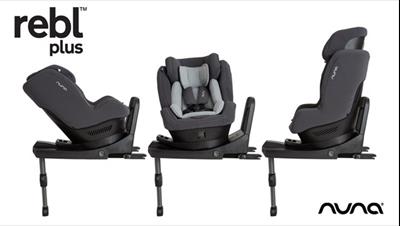 Nuna presenta Rebl Plus, il seggiolino auto i-Size a 360
