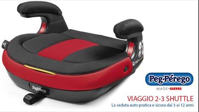 Viaggio 2-3 Shuttle di Peg Perego: il rialzo facile e sicuro