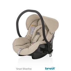 Seggiolino auto Gruppo 0+ Brevi Smart Silverline collezione 2016 Beige