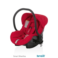 Seggiolino auto Gruppo 0+ Brevi Smart Silverline collezione 2016 Rosso