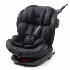 Seggiolino auto Da 0 a 6-12 anni Babyauto Gyro collezione 2024 Black Embossed