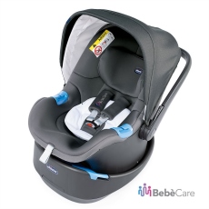 Seggiolino auto Gruppo 0+ Chicco Oasys 0+ Up BebCare collezione 2019 Cool Grey