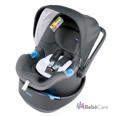 Seggiolino auto Gruppo 0+ Chicco Oasys 0+ Up BebCare collezione 2020 Cool Grey