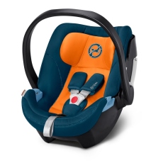 Seggiolino auto Gruppo 0+ Cybex Aton 5 collezione 2019 Tropical Blue