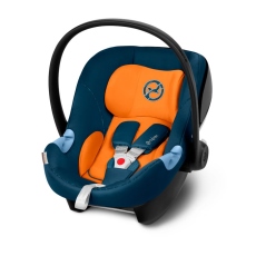 Seggiolino auto Gruppo 0+ Cybex Aton M collezione 2019 Tropical Blue