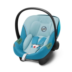 Seggiolino auto i-Size 40-105 cm Cybex Aton S2 i-Size collezione 2023 Beach Blue