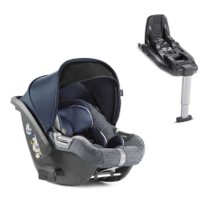 Seggiolino auto i-Size 40-105 cm Inglesina Darwin con base i-Size collezione 2020 Niagara Blue