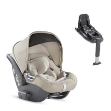 Seggiolino auto i-Size 40-105 cm Inglesina Darwin con base i-Size collezione 2021 Cashmere Beige