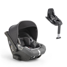 Seggiolino auto i-Size 40-105 cm Inglesina Darwin con base i-Size collezione 2021 Kensington Grey