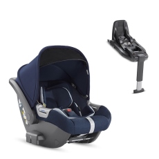 Seggiolino auto i-Size 40-105 cm Inglesina Darwin con base i-Size collezione 2021 Portland Blue