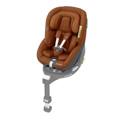 Seggiolino auto i-Size 40-105 cm Maxi-Cosi Pearl 360 collezione 2021 Authentic Cognac