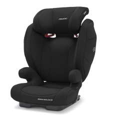 Seggiolino auto Da 3-4 anni a 12 anni RECARO Monza Nova Evo Seatfix collezione 2023 Deep Black