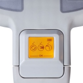 Dettaglio del display sonoro, per una corretta installazione - Seggiolino auto i-Size 40-105 cm Be Cool O3 Nado