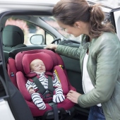 Vista rotazione del seggiolino - Seggiolino auto i-Size 40-105 cm Bebe Confort AxissFix Plus