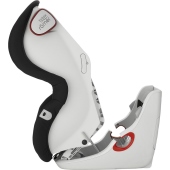 Vista laterale ribaltato per passaggio cinture - Seggiolino auto Gruppo 1 Britax Rmer King II Ls