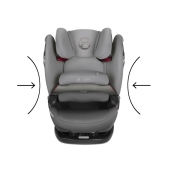 Guscio ad alto assorbimento d'urto - Il materiale flessibile della struttura assorbe la forza d'urto in caso di incidente - Seggiolino auto Gruppo 1/2/3 Cybex Pallas S-Fix