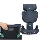 Vista frontale e regolazione schienale - Seggiolino auto Da 3-4 anni a 12 anni Chicco Quizy i-Size
