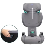 Vista frontale regolazione schienale - Seggiolino auto Da 3-4 anni a 12 anni Chicco Quizy Lite i-Size