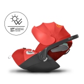 Vista laterale con cappottina abbassata - Seggiolino auto i-Size 40-105 cm Cybex Cloud Z2 i-Size