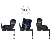 Vista della base rotante a 360 gradi - Seggiolino auto i-Size 40-105 cm Cybex Sirona SX2 i-Size
