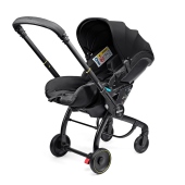 Vista diagonale in configurazione passeggino - Seggiolino auto Da 0 a 12-24 mesi Doona Doona X