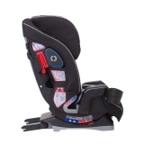 Vista laterale seggiolino con ganci Isofix - Seggiolino auto Gruppo 0+/1/2/3 Graco SlimFit LX