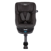 Vista frontale con materassino riduttore - Seggiolino auto Da 0 a 4 anni Graco Turn2Me i-Size
