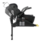 Dettaglio reclinazione dello schienale - Seggiolino auto i-Size 40-105 cm Jan Concord iMatrix