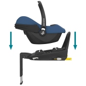 Utilizzo con base Tinca opzionale - Seggiolino auto i-Size 40-105 cm Maxi-Cosi Tinca