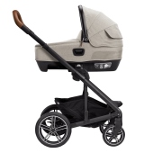 Vista laterale su base Next con True Lock - Seggiolino auto i-Size 40-105 cm Nuna Cari Aire