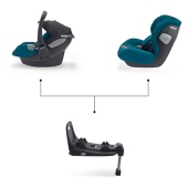 Sistema modularare da viaggio con seggiolino Avan - Seggiolino auto i-Size 40-105 cm RECARO Kio